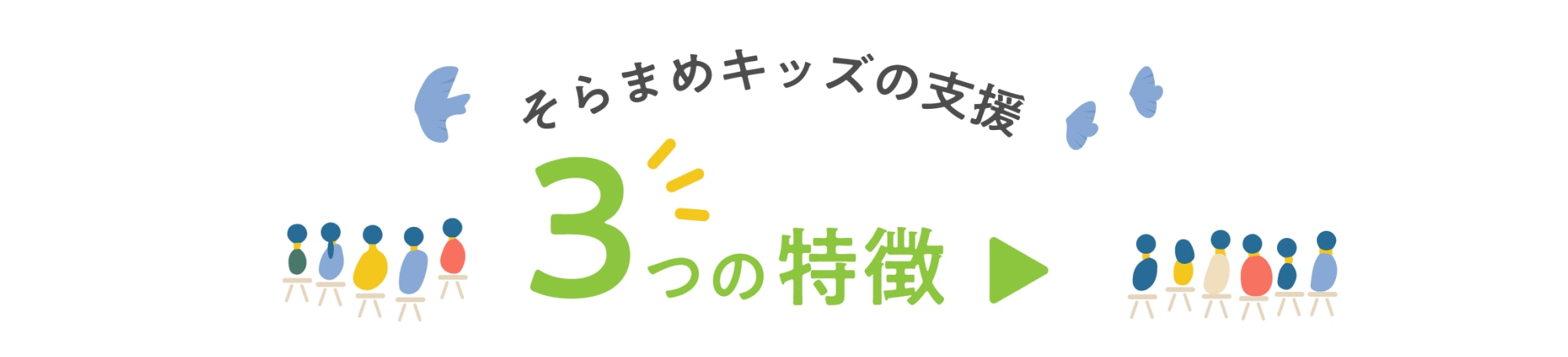 そらまめキッズの支援　3つの特徴